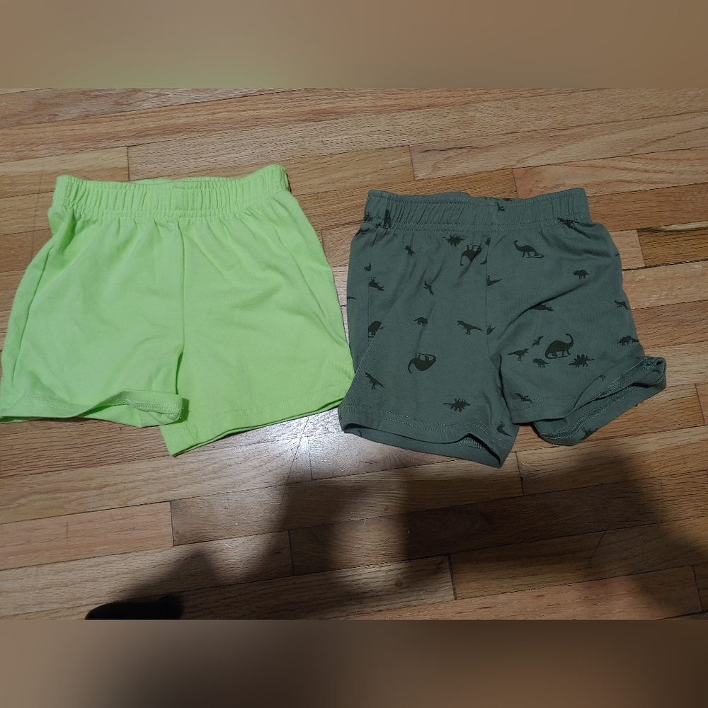Cat & Jack Kids Green Shorts Set / Size 3t